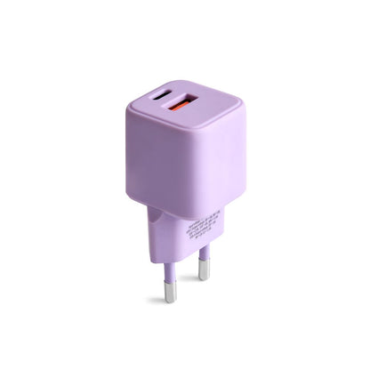 COLORUM USB-A + USB-C PD 30W wall charger CLS30-AC-09 – lavender