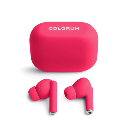 Colorum CTWS-02 TWS Bluetooth slušalke magenta