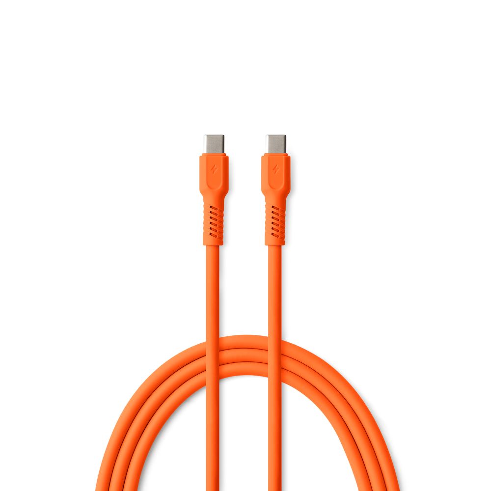 Colorum USB-C na USB-C kabel 60W 1,8m oranžen