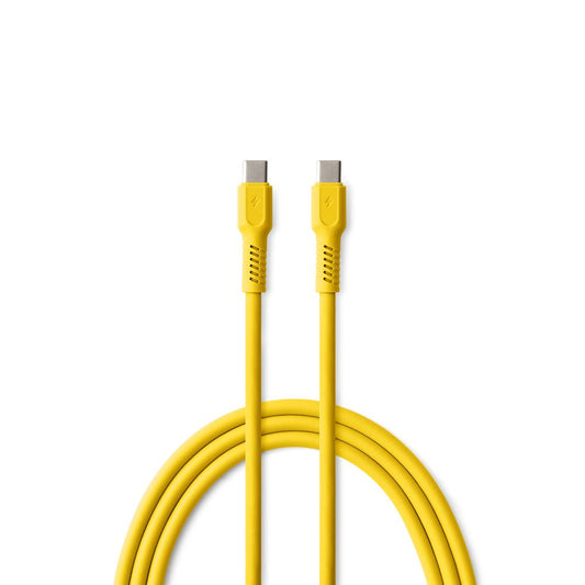 Forever USB-C na USB-C kabel 60W 1,8m rumen