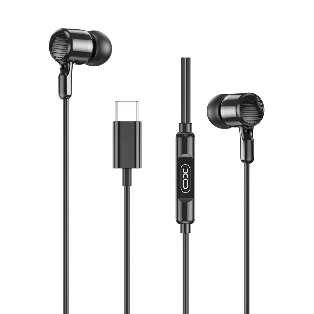 XO EP81 USB-C žične slušalke črne