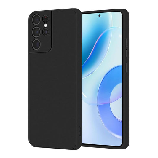 Silikonski ovitek SkyKeep za Samsung Galaxy S21 Ultra, èrna barva