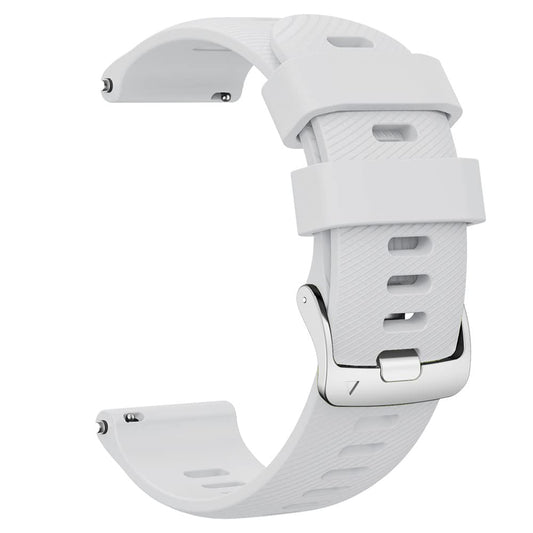 Silicone strap for Garmin 18 mm – Forerunner 255S, 265S, Vivoactive 4S, Venu 2S | white