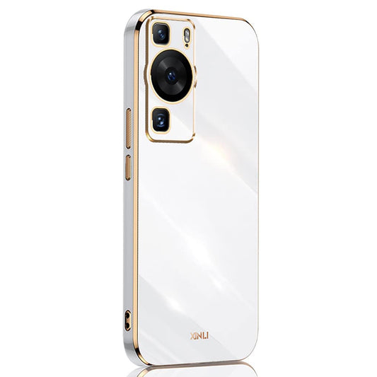 Ovitek SEAHAI za Huawei P60 Pro v beli in zlati barvi
