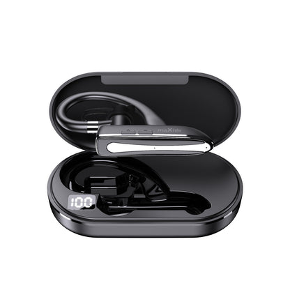 Brezžične Bluetooth slušalke Maxlife MXBH-01 s polnilnim etuijem – črne
