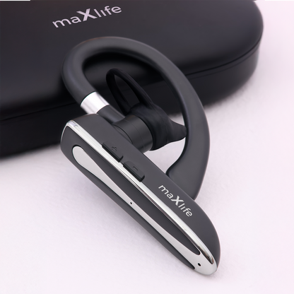Brezžične Bluetooth slušalke Maxlife MXBH-01 s polnilnim etuijem – črne