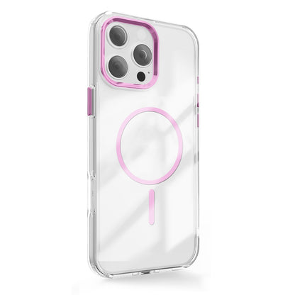 Prozoren MagSafe ovitek za iPhone 17 Pro 6,3" - roza