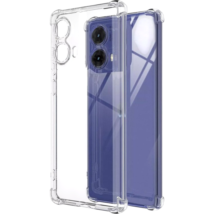 Ovitek "Tactical" za Motorola Moto G85, Prozorna – Prozorna / TPU silikon