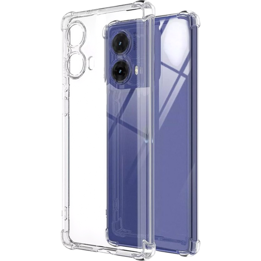 Ovitek "Tactical" za Motorola Moto G85, Prozorna – Prozorna / TPU silikon