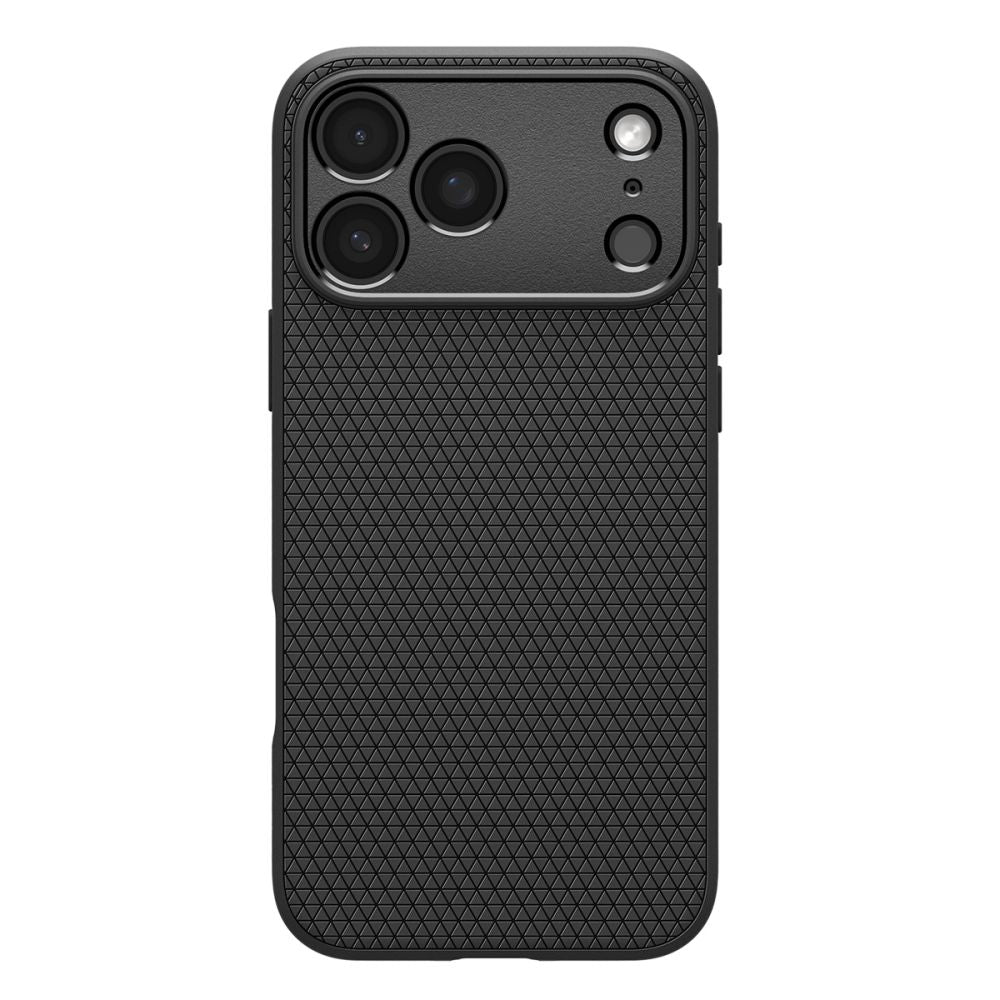 Spigen Liquid Air ovitek za iPhone 17 Pro - mat črna TPU