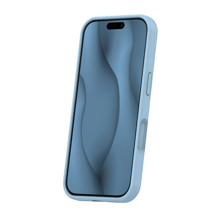 Ovitek za iPhone 17 Pro / 18 Pro – silikonski MagSafe, svetlo moder