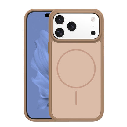 Maska za iPhone 17 Pro / 18 Pro, Frame Thin MagSafe – smeđa