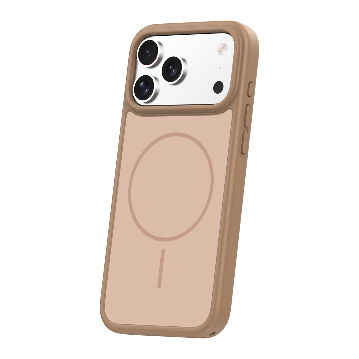 Maska za iPhone 17 Pro / 18 Pro, Frame Thin MagSafe – smeđa