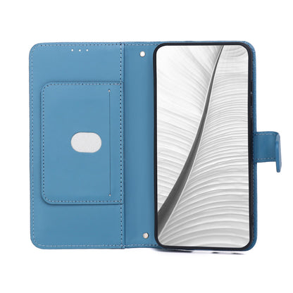 Preklopna torbica za Honor 600 / 600 Pro, Smart Triangle s stojalom – modra