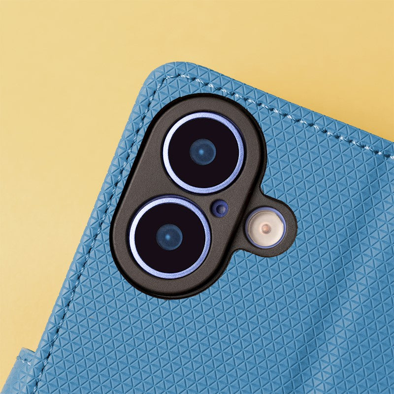 Preklopna torbica za Honor 600 / 600 Pro, Smart Triangle s stojalom – modra