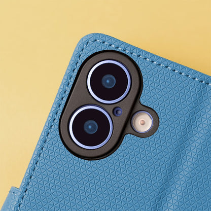 Preklopna torbica za Honor 600 / 600 Pro, Smart Triangle s stojalom – modra