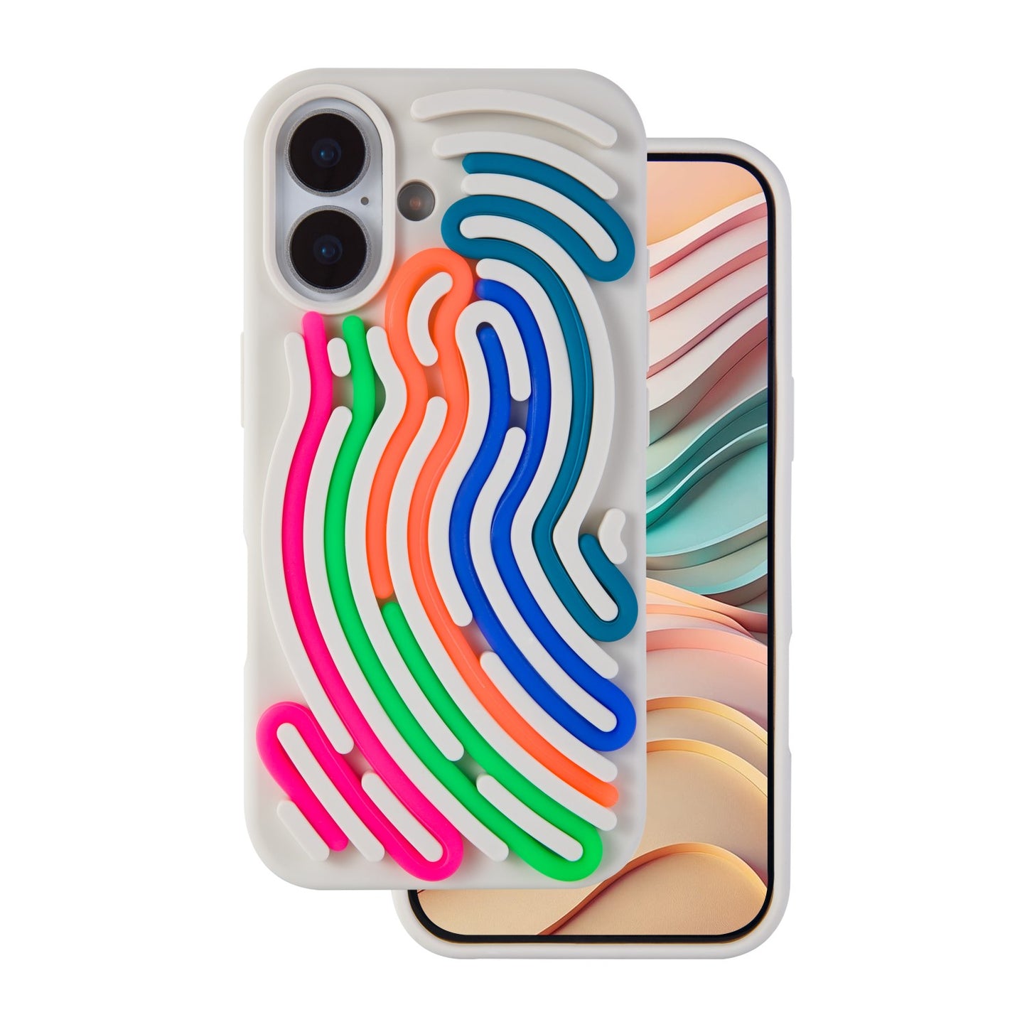 Snake silikonski ovitek za iPhone 17 6,3" - bež