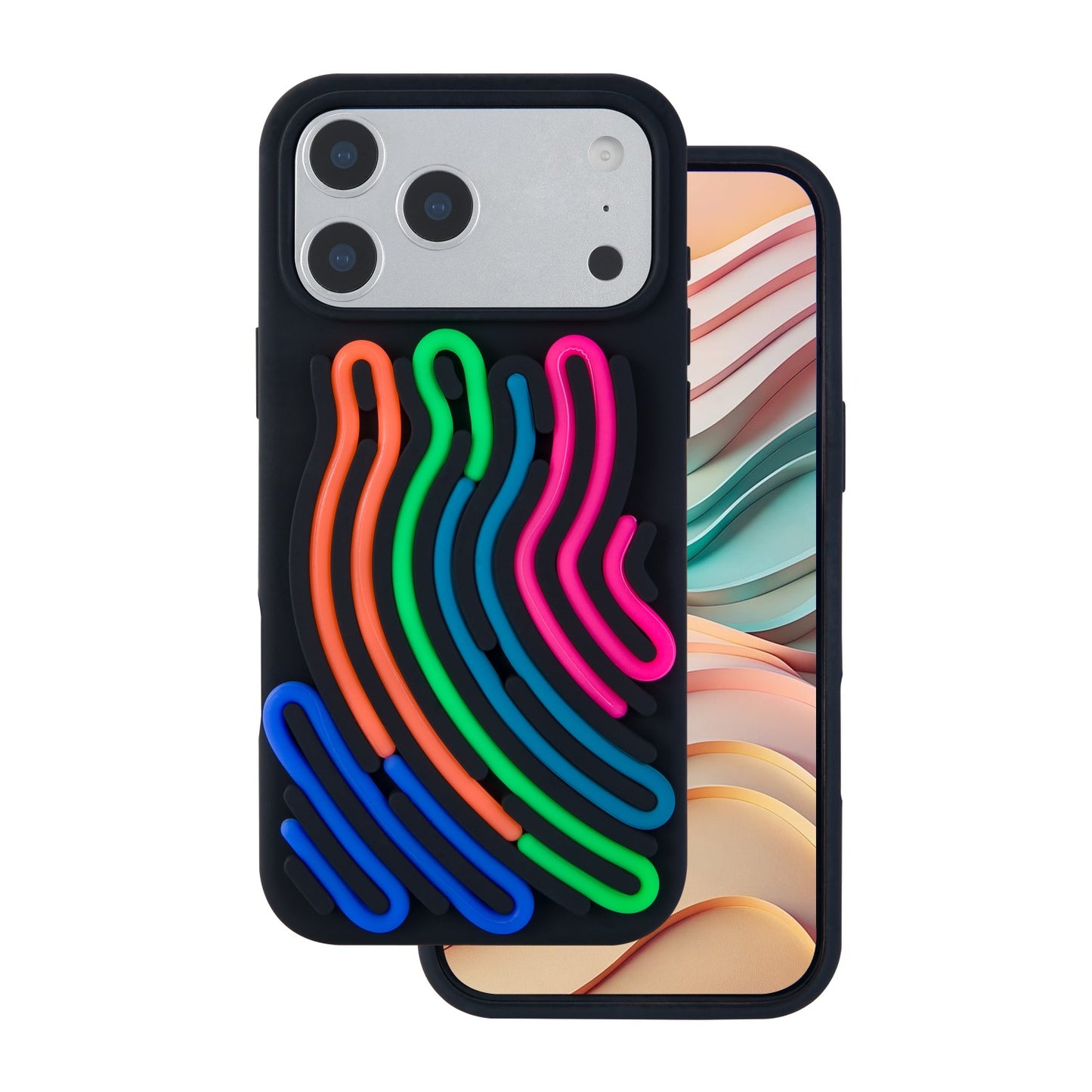Ovitek Snake za iPhone 17 Pro Max 6,9" črna