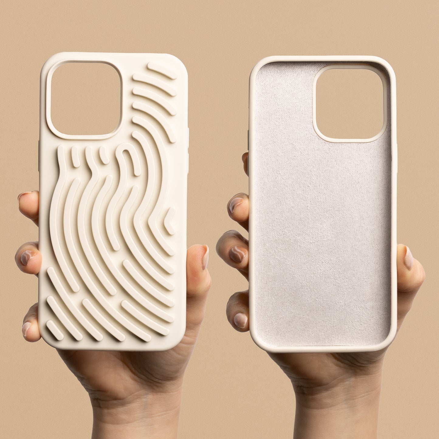 Snake silikonski ovitek za iPhone 17 6,3" - bež