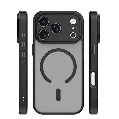 Ovitek za iPhone 17 Pro Max / 18 Pro Max, Mag Matt z zaščito kamere, črn