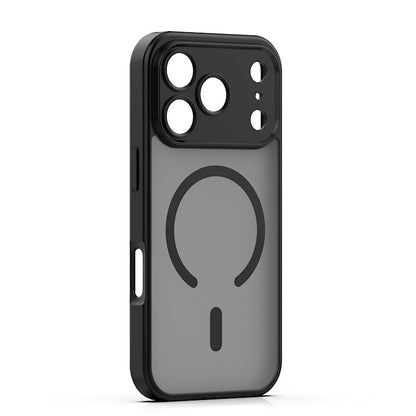 Ovitek za iPhone 17 Pro Max / 18 Pro Max, Mag Matt z zaščito kamere, črn