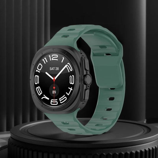 Silikonski remen za Samsung Galaxy Watch Ultra 47 mm – tamnozelena