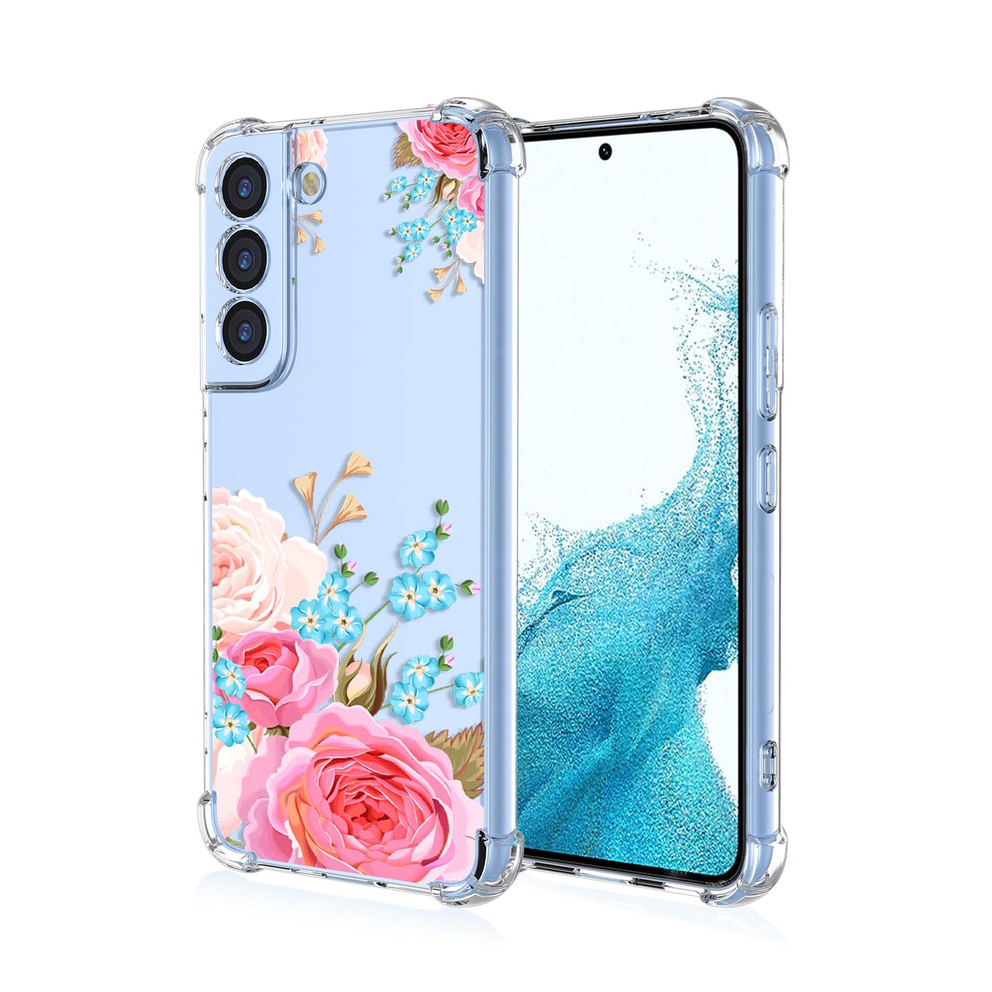 Ovitek za telefon Samsung Galaxy S22, različni motivi – Infostyle – Rdeča / PC + TPU silikon