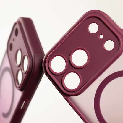 Ovitek za iPhone 17 Pro Max / 18 Pro Max – Mag Matt z zaščito kamere, kostanjev