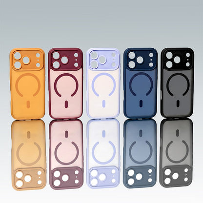 Ovitek za iPhone 17 Pro Max / 18 Pro Max – Mag Matt z zaščito kamere, kostanjev