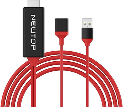NEWTOP HM05 HDMI zrcalni adapter TV/Monitor/Projektor – Full HD 1080p, USB, MHL za iOS i Android