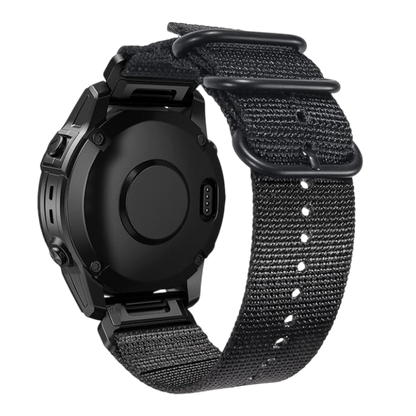 Pašček za uro Garmin Fenix 7X/Fenix 6X/Fenix 5X, 26 mm – Infostyle – Črna