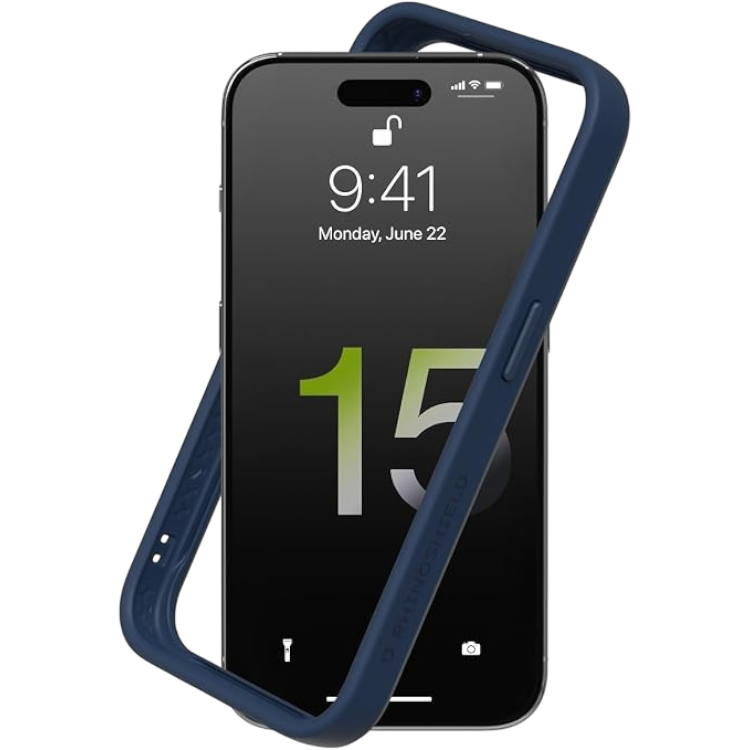 Ovitek za telefon "Rhinoshield CrashGuard" iPhone 15 Pro Max, modra – Modra