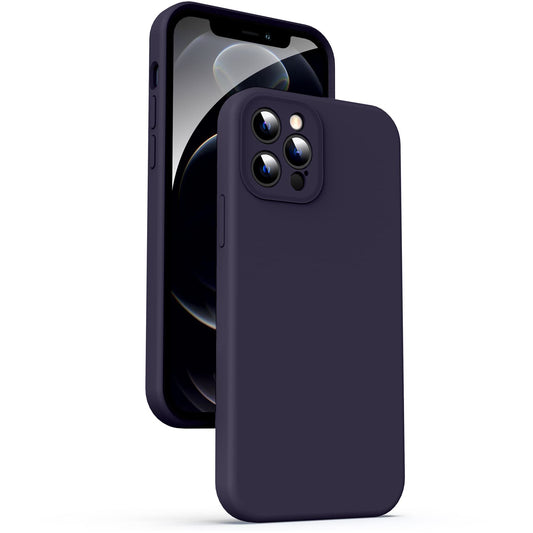 Supdeal silikonski ovitek za iPhone 12 Pro v temno vijolièni barvi