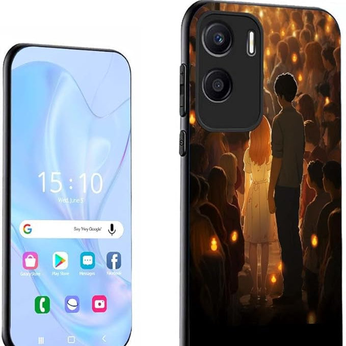 GOKEN maskica za Honor 90 Lite 5G – TPU silikonska maskica s kaljenim staklom