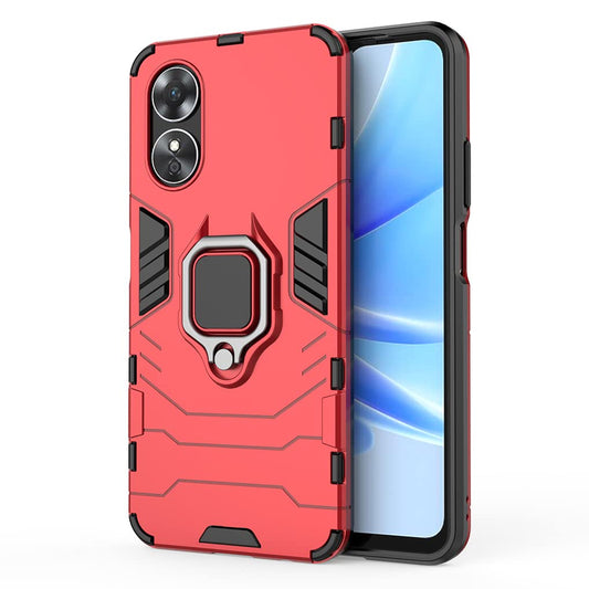 Ovitek z obroèem za Oppo A78 4G v rdeèi barvi