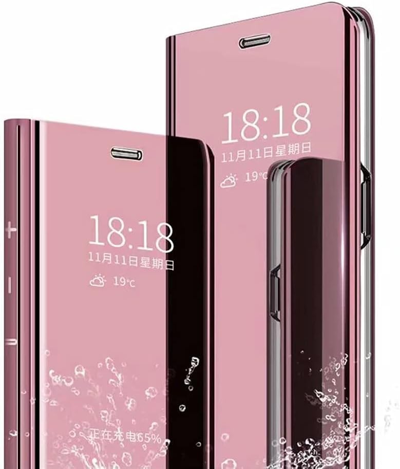 Zrcalna preklopna futrola Realme 10 4G – rozo zlato