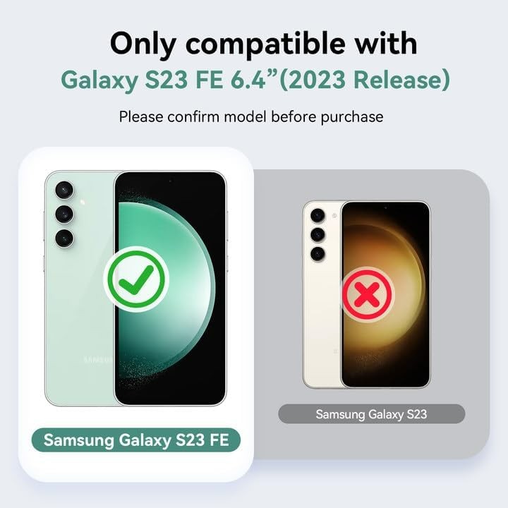 Ovitek za telefon ''Foluu'' za Samsung Galaxy S23 Fe, prozorna
