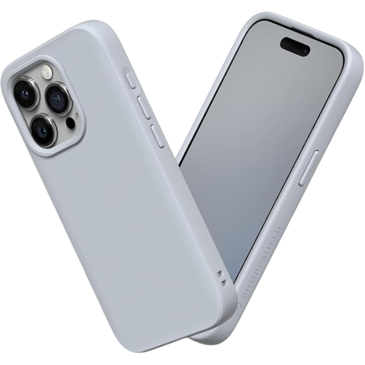 Ovitek za telefon "RhinoShield SolidSuit" iPhone 15 Pro, siva – Siva