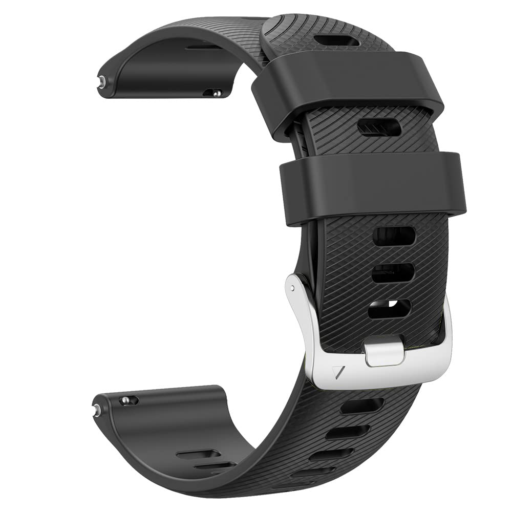 Garmin Silicone Watch Strap 18mm – Forerunner 255S, 265S, Vivoactive 4S, Venu 2S | Black