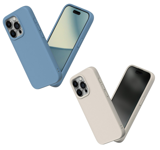 Ovitek za telefon "Rhinoshield" za iPhone 15 Pro Max – Bež / TPU silikon
