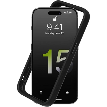 Ovitek za telefon "Rhinoshield CrashGuard" iPhone 15 Pro Max, črna – Črna