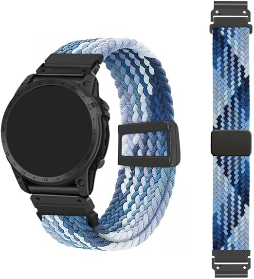 Osianga elastični najlonski pašček za Google Pixel Watch / Pixel Watch 2 – modra (pisana)