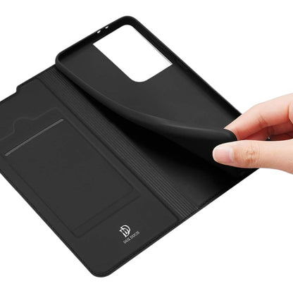 Preklopna torbica za telefon Samsung Galaxy S21 Ultra, črna – Dux Ducis