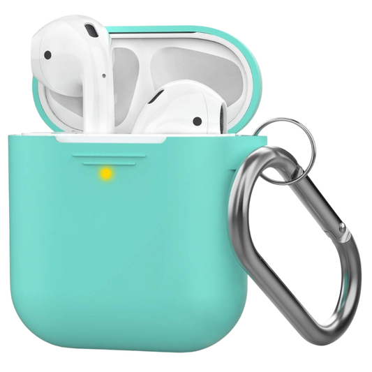 Silikonski ovitek za slušalke "Skin" s karabinom AirPods 1&2 – Infostyle