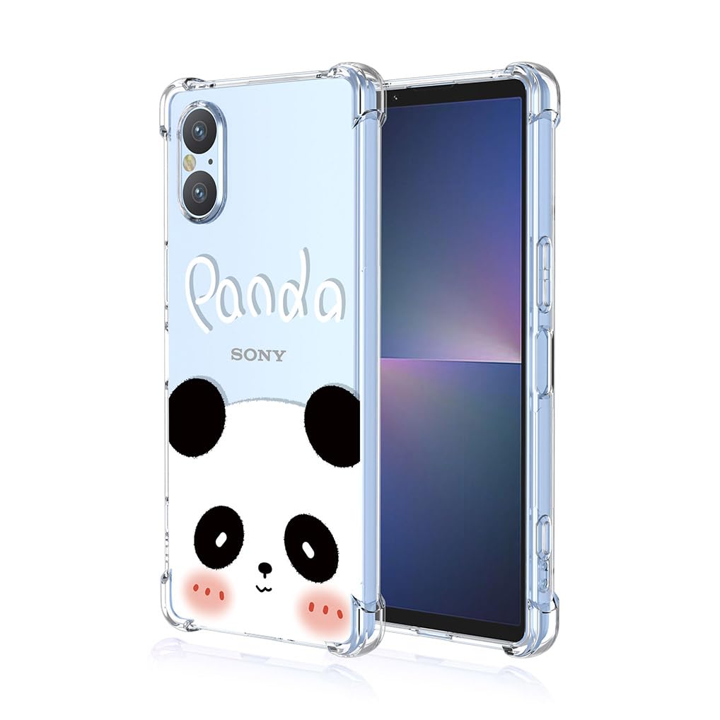 SEAHAI prozoren ovitek za Sony Xperia 5 V z motivom pande