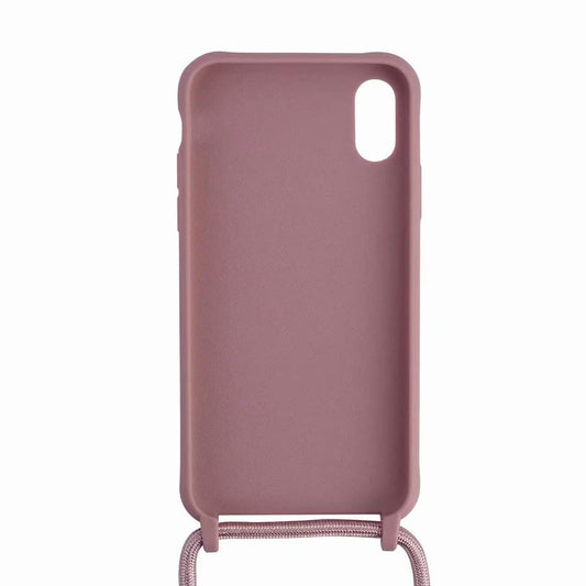 Ovitek Bigcousin z vrvico za iPhone 6, 7 in 8 v roza barvi