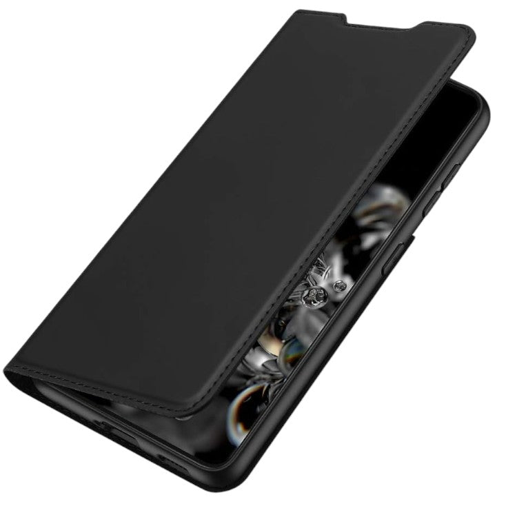 Preklopna torbica za telefon Samsung Galaxy S21 Ultra, črna – Dux Ducis