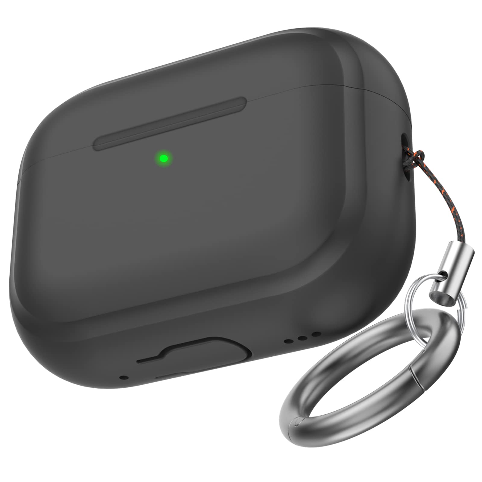 TRONWIN-zascitni-silikonski-ovitek-karabin-AirPods-Pro-2-crna