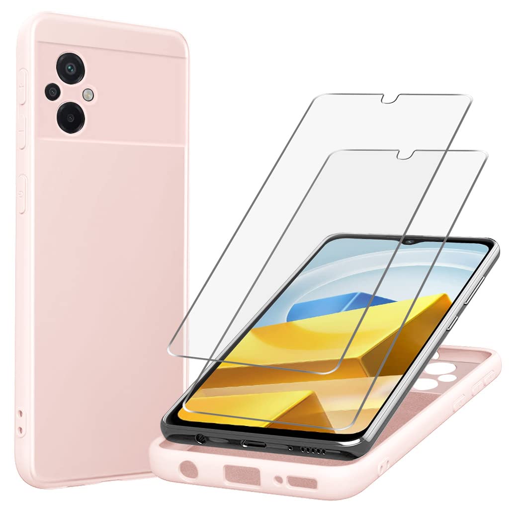 Ovitek-Xiaomi-Poco-M5-2x-zascita-zaslona-roza