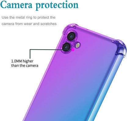 Silikonski ovitek "Colorit" za Samsung A05 vijolièna/modra – Infostyle
